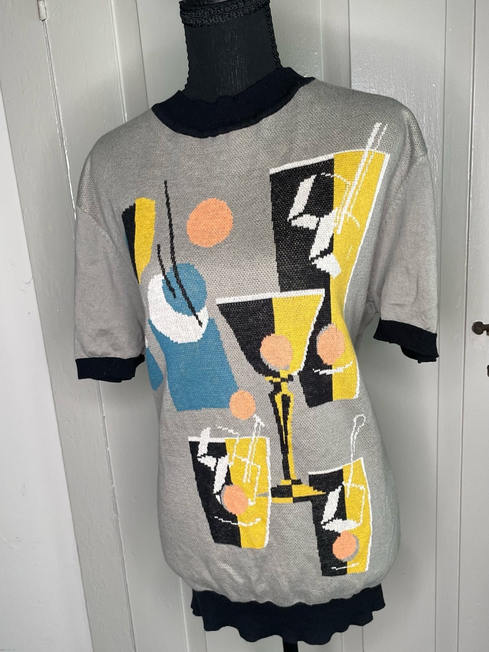 Collectif Black Knit sweater XL